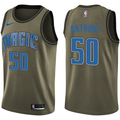Nike Orlando Magic #50 Cole Anthony Green Salute to Service Youth NBA Swingman Jersey